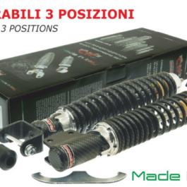 AMORTIGUACION CARBONE 125/150/200 REGULABLE CARBONO (KIT)