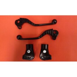 MANETAS SUPERSPORT+BOTAS (22mm) VESPA NEGRO (KIT)