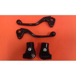 MANETAS SUPERSPORT+BOTAS (20mm)VESPA NEGRO (KIT)