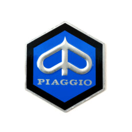 ESCUDO HEXAGONAL ADHESIVO PIAGGIO 31mm